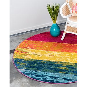 Unique Loom 8' x 8' Estrella Round Rug