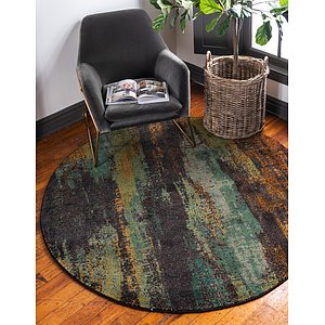 Unique Loom 8' x 8' Jardin Round Rug