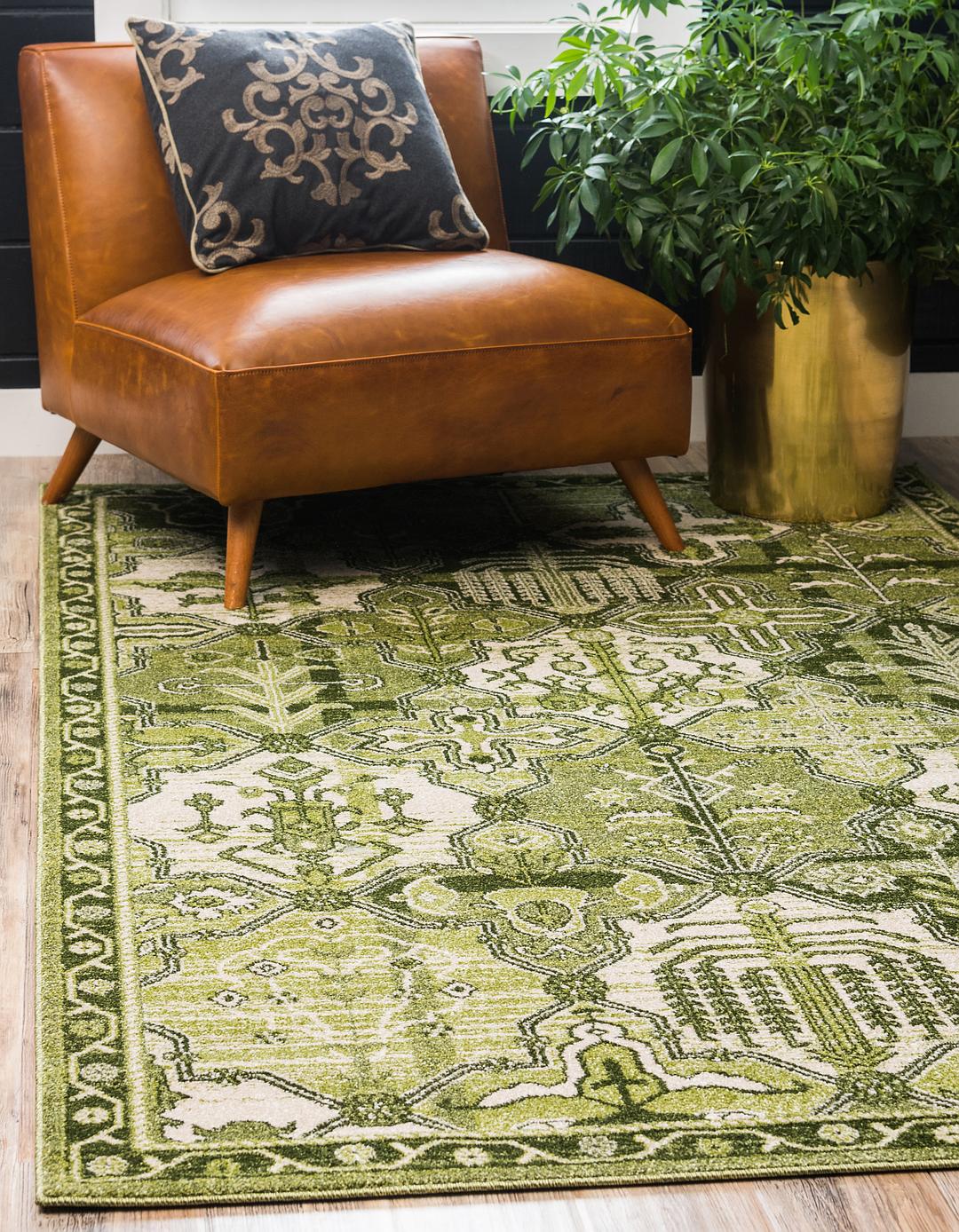 Green 3' 3 x 5' 3 Vista Rug Area Rugs Rugs.ca