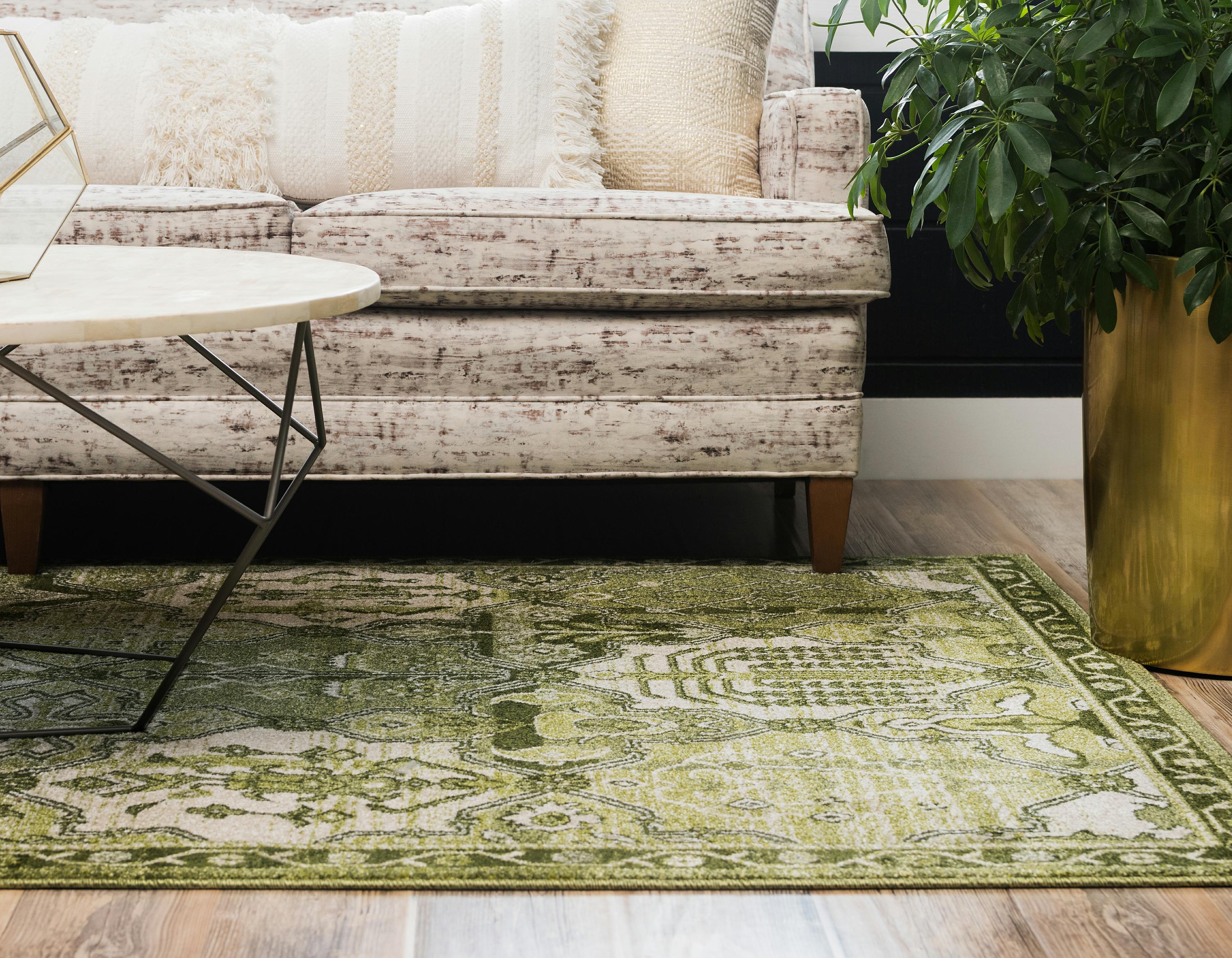 Green 3' 3 x 5' 3 Vista Rug Area Rugs Rugs.ca