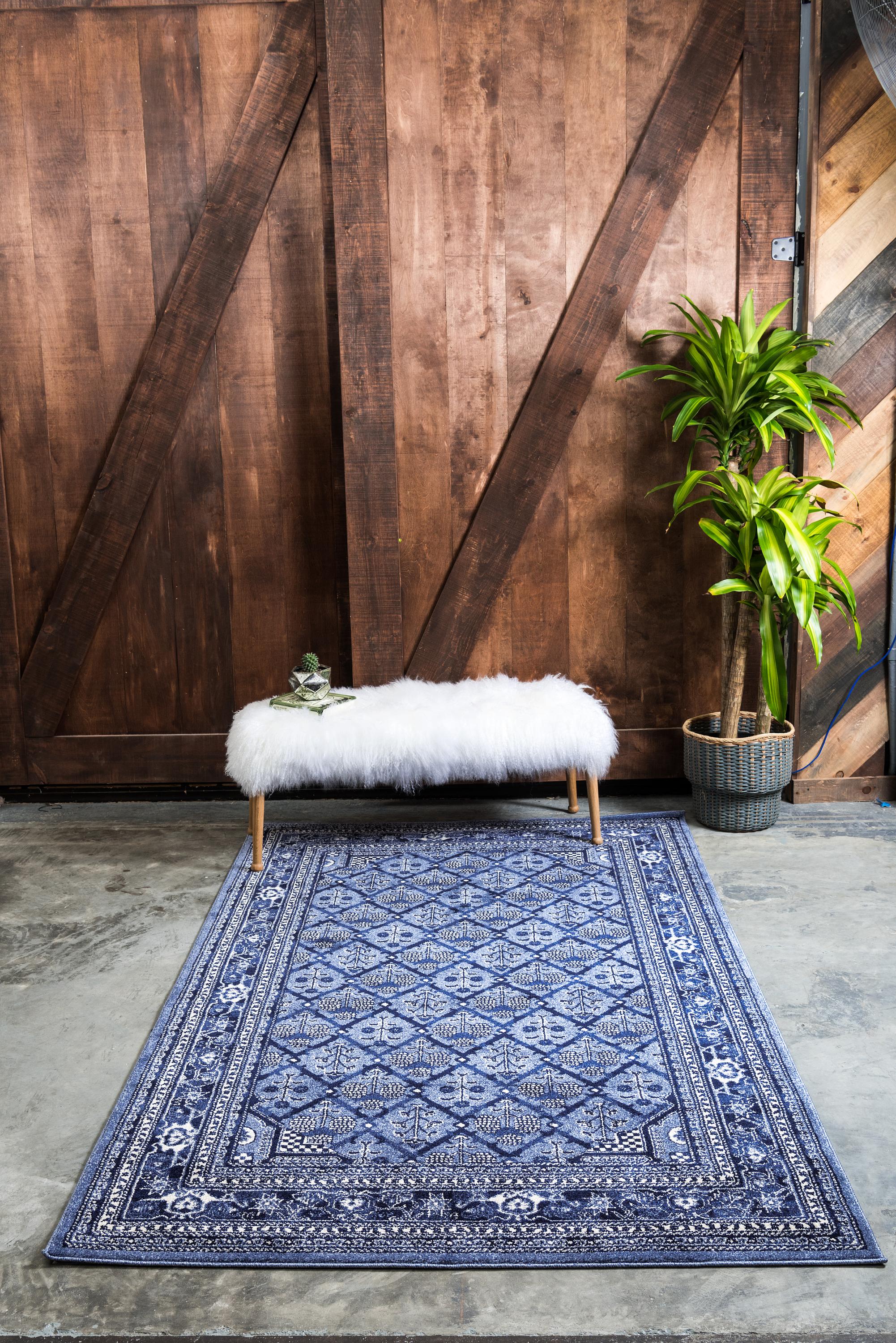 Blue 3' 3 x 5' 3 Vista Rug iRugs UK