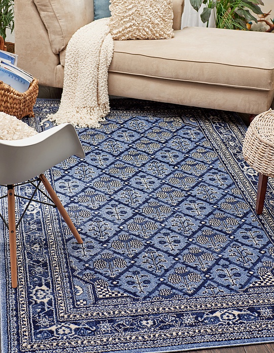 Blue 3' 3 x 5' 3 Vista Rug Area Rugs Rugs.ca
