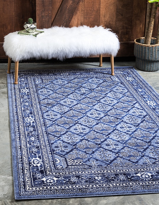 Blue 5' x 8' Vista Rug Area Rugs eSaleRugs