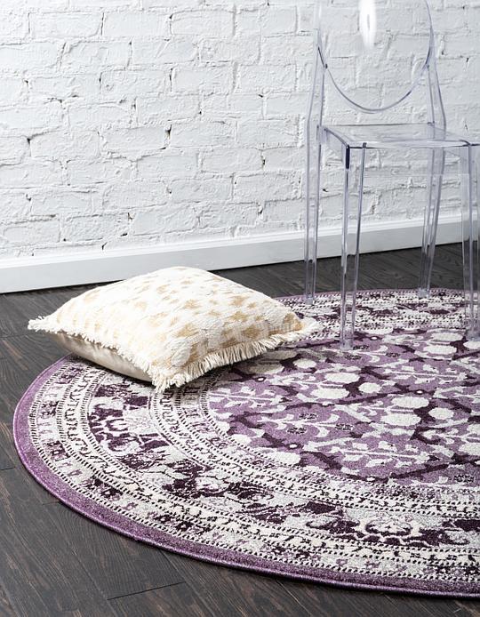 Purple 6 X Vista Round Rug Area Rugs Irugs Uk Main Image Of Rug