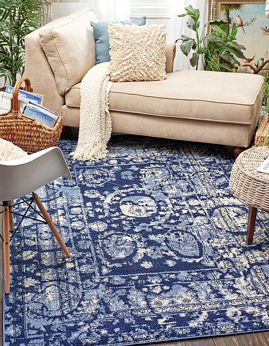 Blue 7' x 10' Vista Rug Area Rugs eSaleRugs