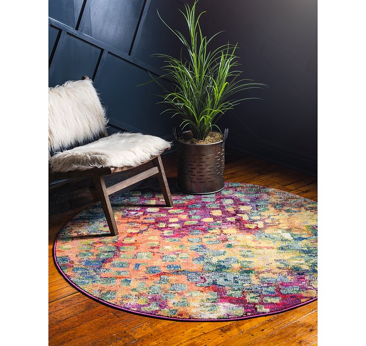 4' x 4' Valencia Round Rug