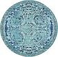 6' x 6' Fleur Round Rug thumbnail