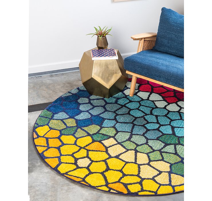 8' x 8' Hyacinth Round Rug