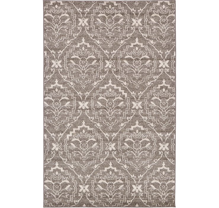 5' x 8' Damask Rug