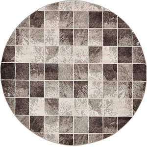 Unique Loom 6' x 6' Wildlife Round Rug
