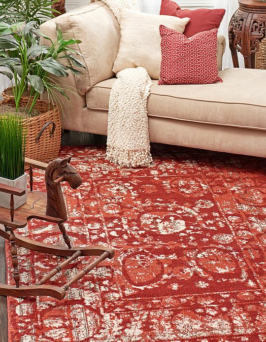 Terracotta 7' x 10' Vista Rug Area Rugs iRugs UK