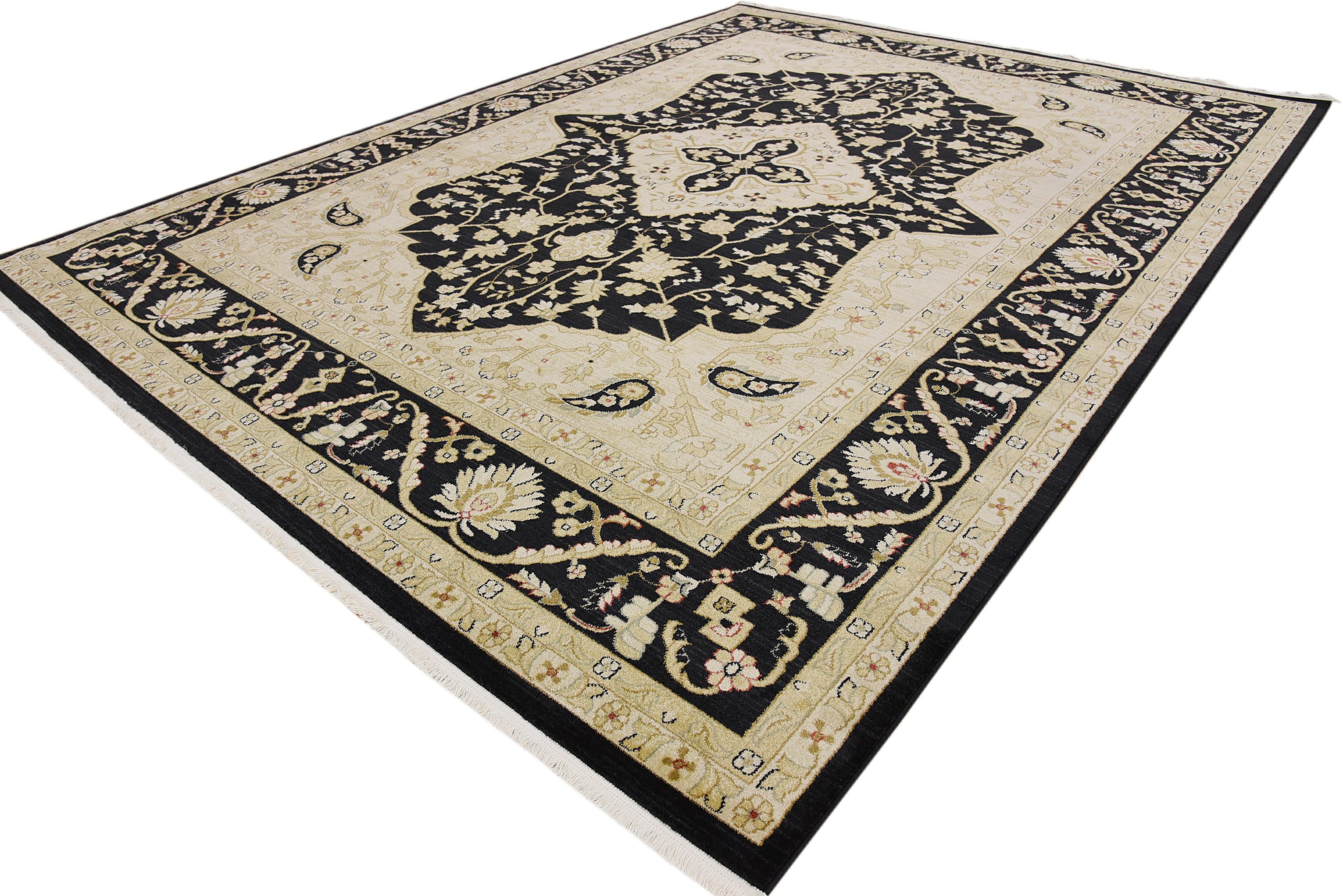 Black 9' x 12' Kensington Rug Area Rugs eSaleRugs