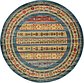 Unique Loom 6' x 6' Fars Round Rug thumbnail image 8