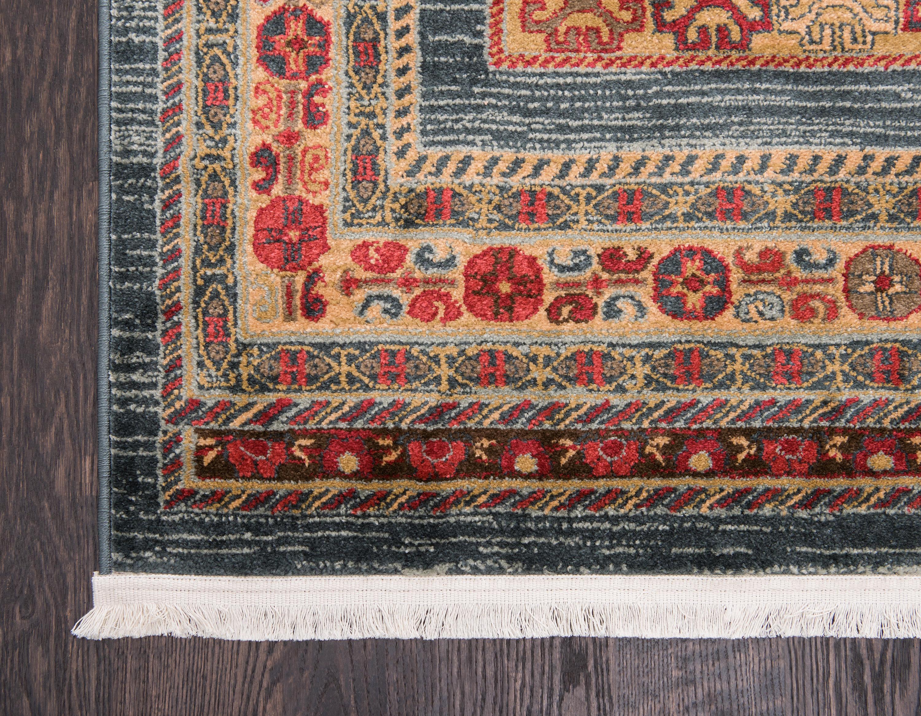 Blue 5' x 8' Kashkuli Gabbeh Rug Rugs.ca