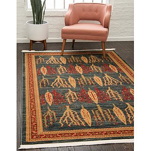 Unique Loom 5' x 8' Fars Rug