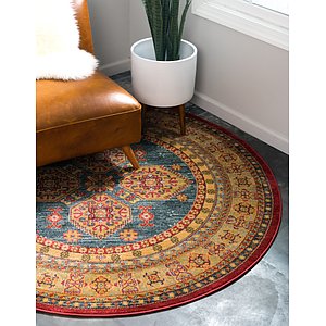 8' x 8' Serapi Round Rug