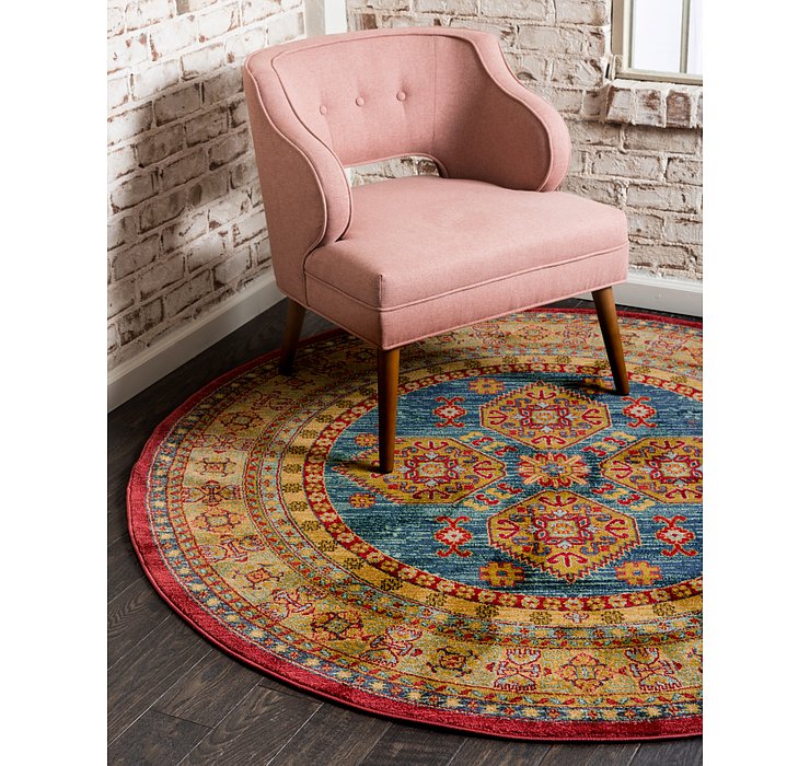 6' x 6' Serapi Round Rug