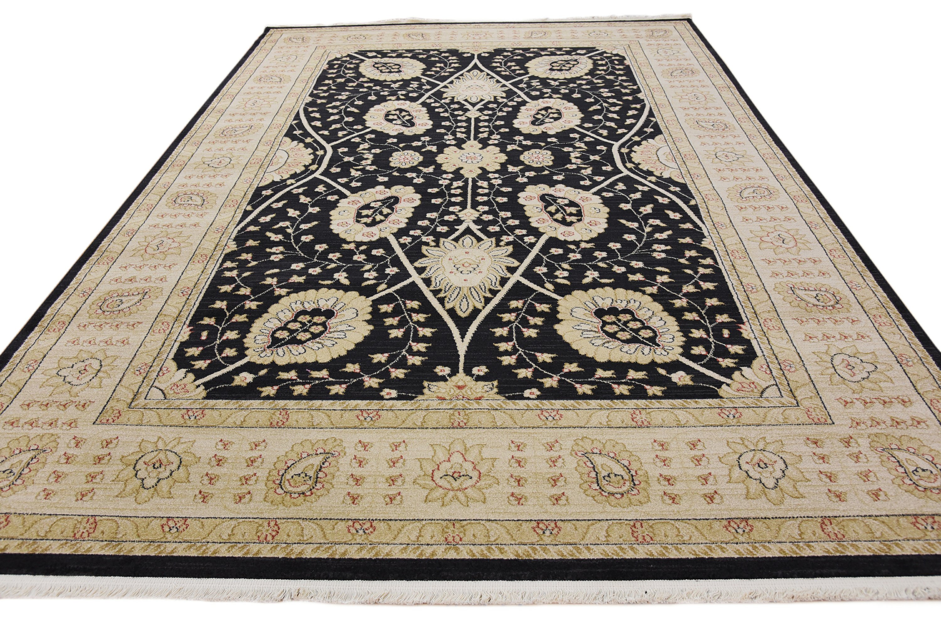 Black 7' x 10' Kensington Rug Area Rugs eSaleRugs