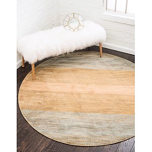 6' x 6' Kashkuli Gabbeh Round Rug