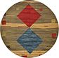 185cm x 185cm Kashkuli Gabbeh Round Rug thumbnail image 8