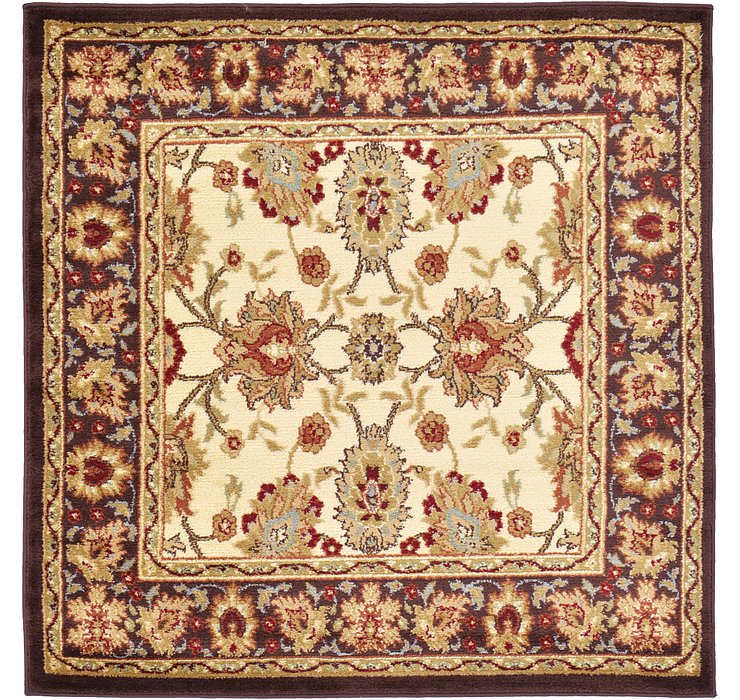 4' x 4' Classic Agra Square Rug