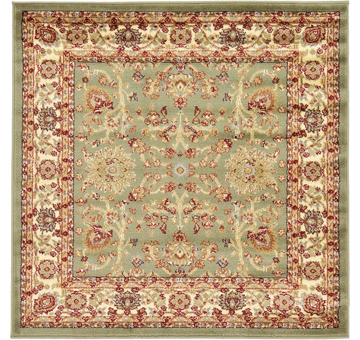 4' x 4' Classic Agra Square Rug