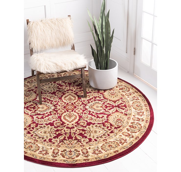 8' x 8' Classic Agra Round Rug