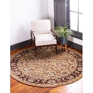 6' x 6' Classic Agra Round Rug