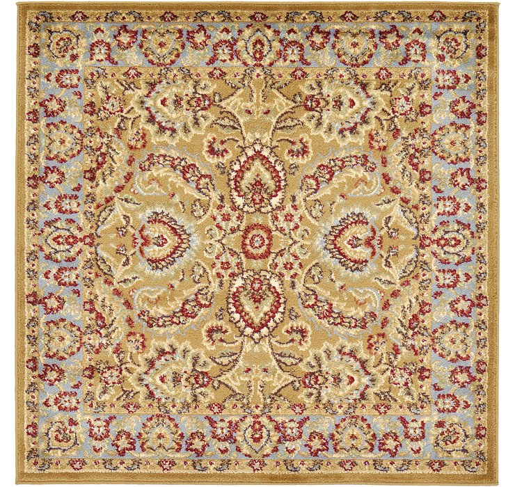 4' x 4' Classic Agra Square Rug