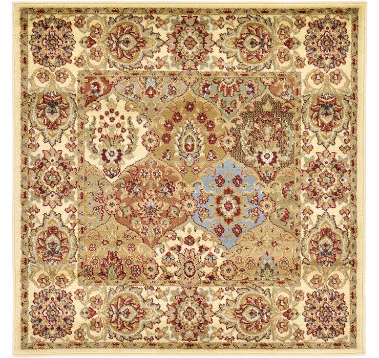 4' x 4' Classic Agra Square Rug