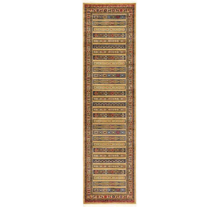 2' 7 x 10' Kashkuli Gabbeh Runner ...