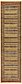 2' 7 x 10' Kashkuli Gabbeh Runner Rug thumbnail image 1