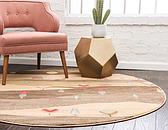 8' x 8' Kashkuli Gabbeh Round Rug thumbnail