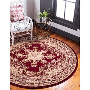 8' x 8' Classic Aubusson Round ...