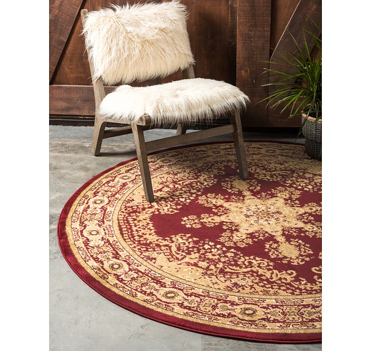 8' x 8' Classic Aubusson Round ...