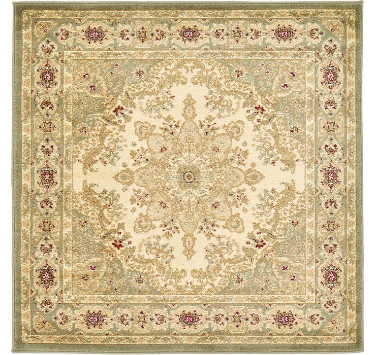 4' x 4' Classic Aubusson Square...