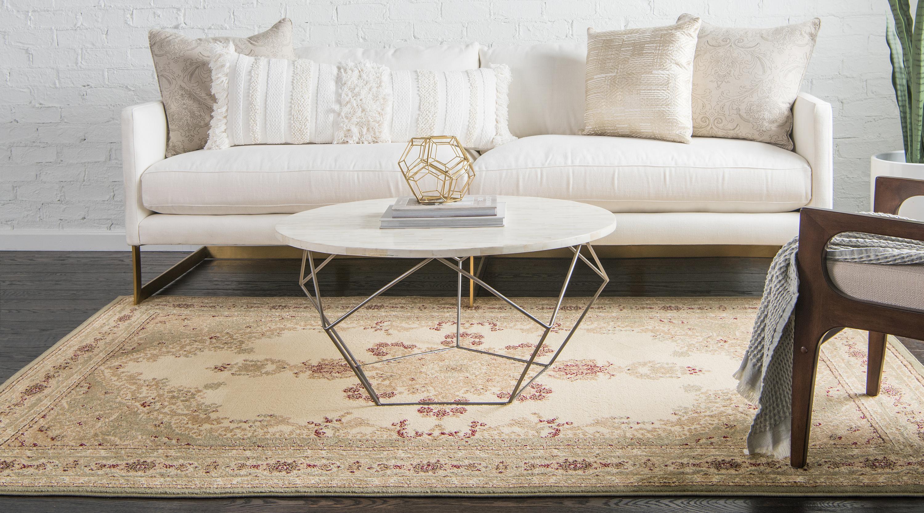 Cream 7' x 10' Classic Aubusson Rug eSaleRugs