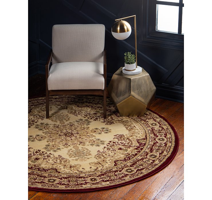 6' x 6' Classic Aubusson Round ...