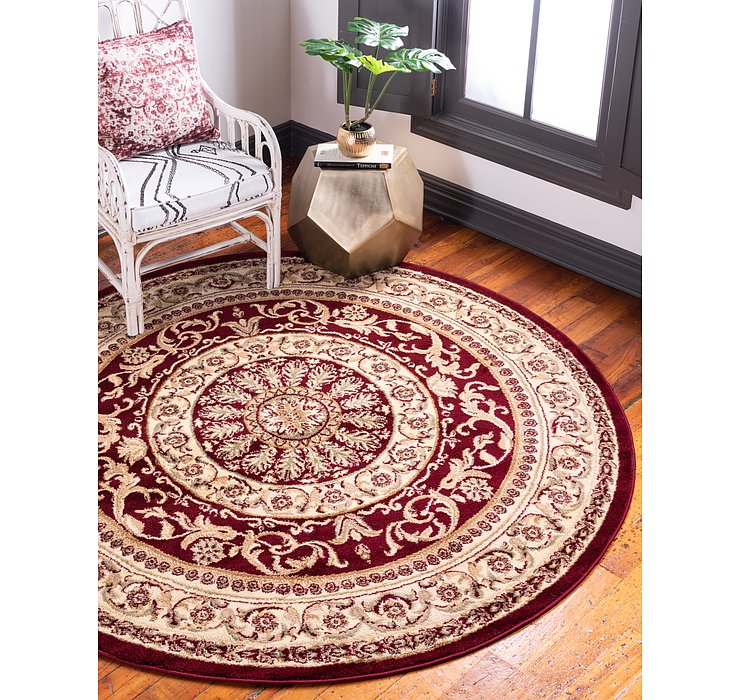 8' x 8' Classic Aubusson Round ...