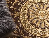 6' x 6' Classic Aubusson Round Rug thumbnail