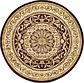 6' x 6' Classic Aubusson Round Rug thumbnail