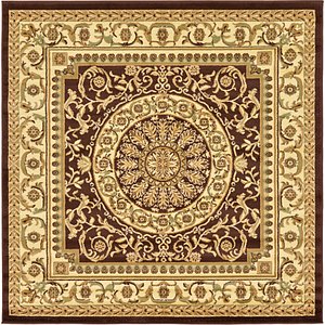 Unique Loom 6' x 6' Versailles Square Rug