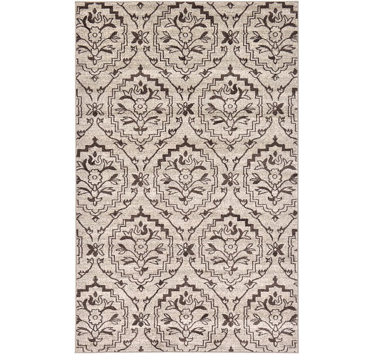 5' x 8' Damask Rug