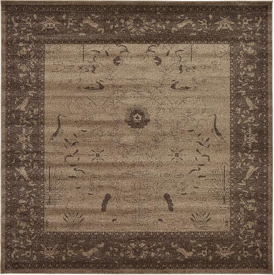 Brown 10 X Vista Square Rug Area Rugs Erugs