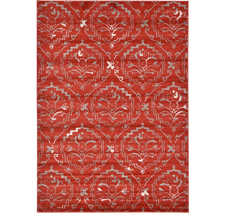 7' x 10' Damask Rug