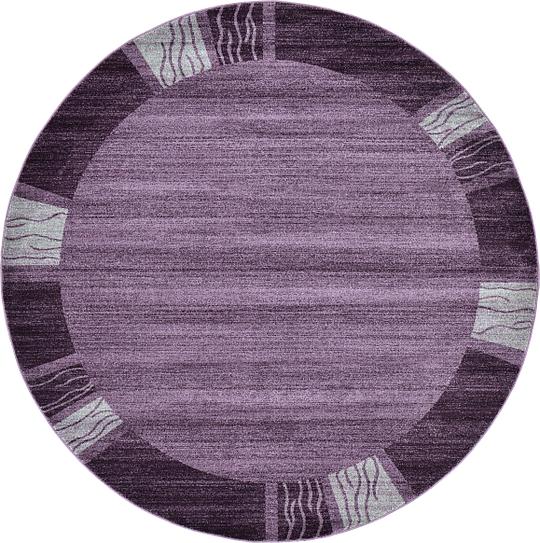 Purple 8 X Loft Round Rug Area Rugs Erugs Main Image Of Rug