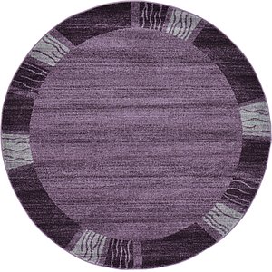 Unique Loom 6' x 6' Del Mar Round Rug