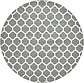 Unique Loom 12' 2 x 12' 2 Trellis Round Rug thumbnail image 1