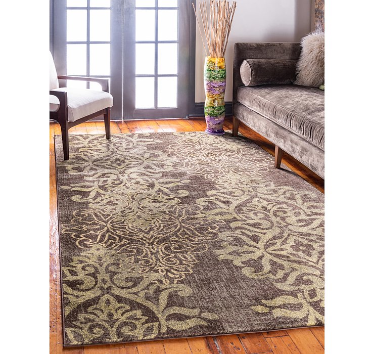 7' x 10' Damask Rug