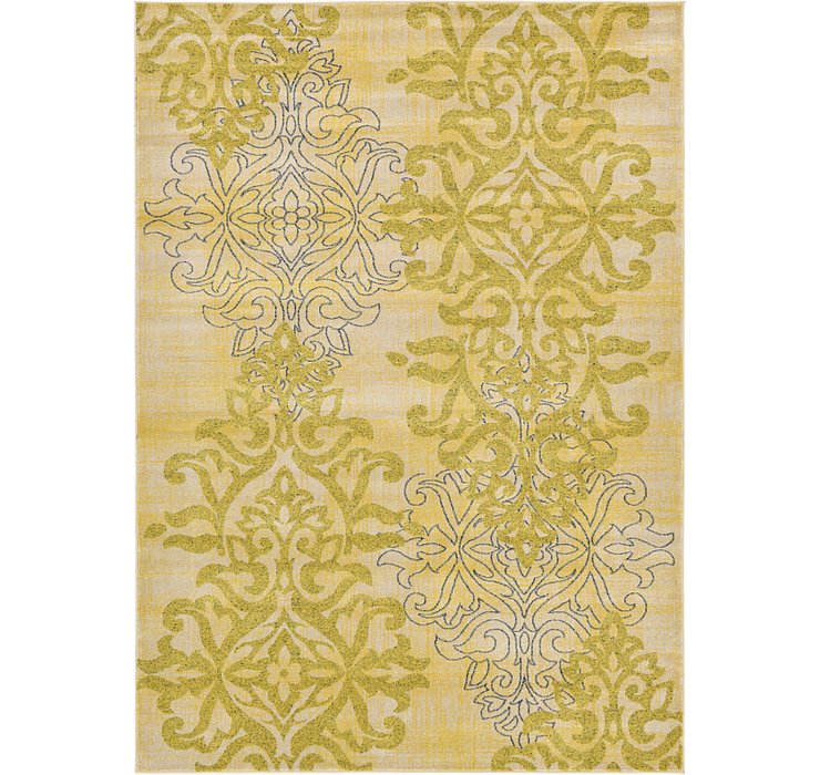 7' x 10' Damask Rug